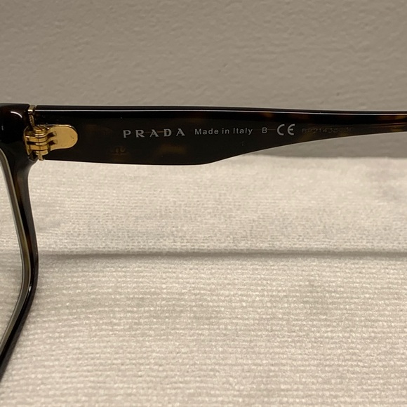 Prada Women's Tortoiseshell Optical Glasses - Black & Brown - Picture 5 of 8